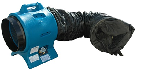 Vistar 12 Inch Explosion Proof Blower Fan 220V Blue