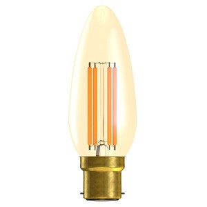 [EU] Bell Lighting LED Vintage 4W Amber 2000K Candle Bulb x20Pcs