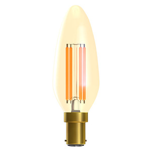 [EU] Bell Lighting LED Vintage 4W Amber 2000K Candle Bulb x20Pcs