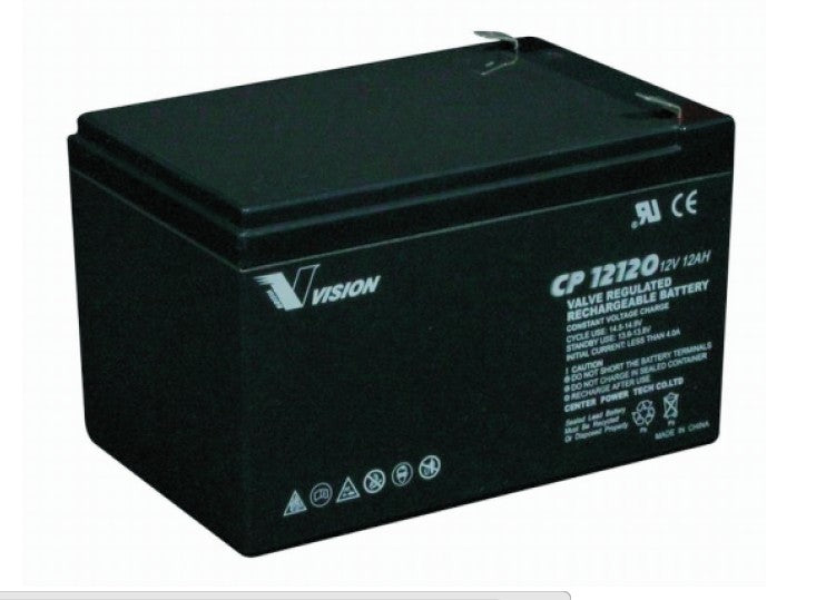 Vision CP12120 12V 12Ah Seal Lead Acid Battery – DELIGHT ...