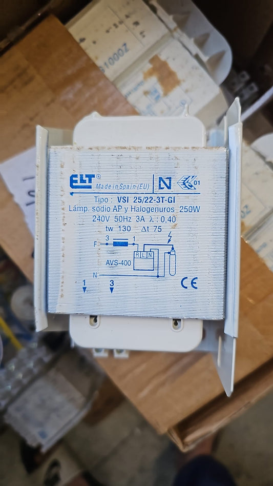 ELT VSI 25/22-3T-GI 250W 240V 50Hz Ballast
