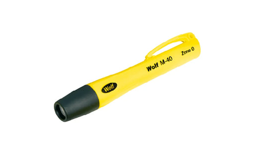 Wolf Safety IECEx, ATEX LED Pen Torch Yellow 30 cd, 146 mm