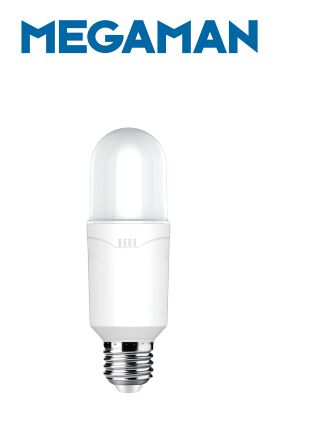 MEGAMAN E27 LED Classic Stick Bulb-LED Bulb-DELIGHT OptoElectronics Pte. Ltd