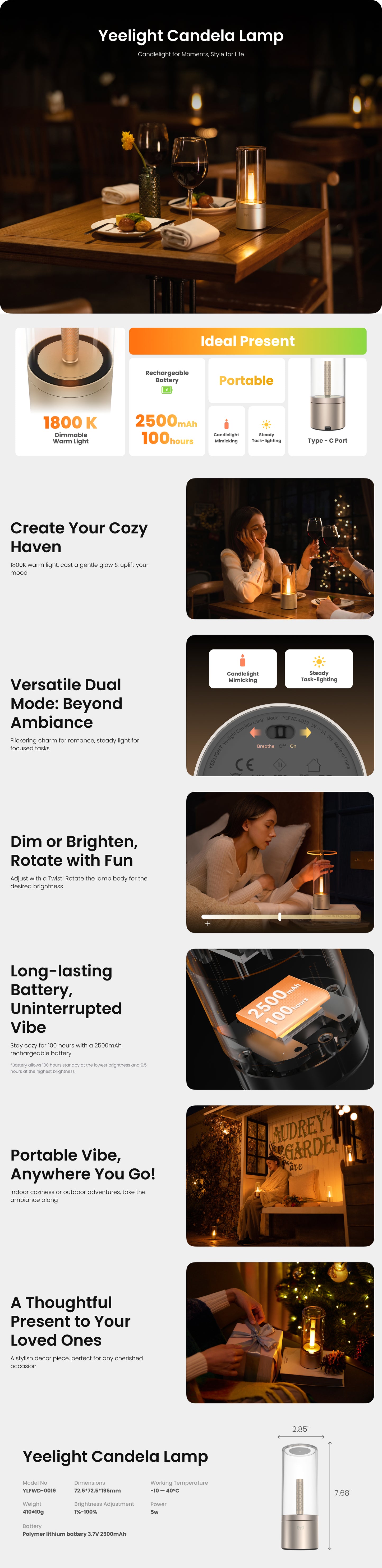 Yeelight Candela Ambience Lamp