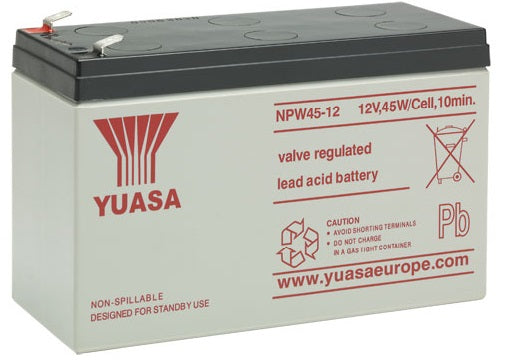 YUASA NPW45-12 (12V 8.5AH) Sealed Lead Acid Rechargeable Battery