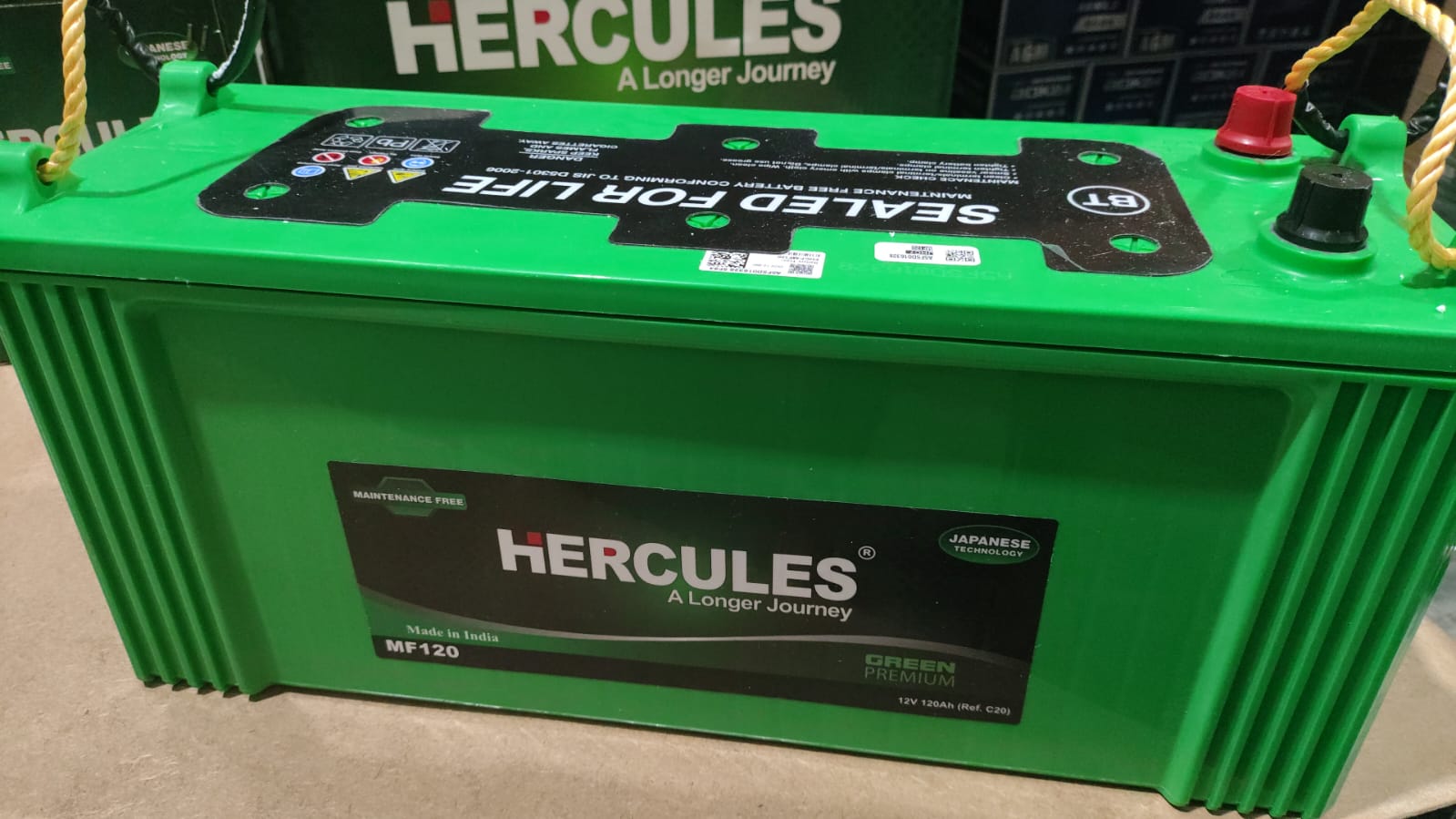 HERCULES 12V 120AH MAINTENANCE FREE BATTERY