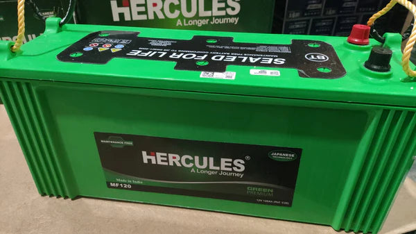 HERCULES MAINTENANCE FREE BATTERY MF12012V120AH 830CCA