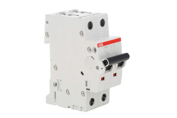 ABB System Pro M Compact S200M MCB, 2P, 2A Curve C, 440V AC, 125V DC, 10 kA Breaking Capacity