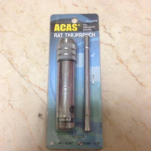 Acas Ratchet Tap Wrench 7/64"-5/16" | Model : ACAS-RTW008