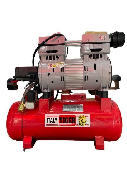 Aiko 1.5Hp 9L Oil-free &amp; Silent Air Compressor (RED) | Model : GDG09-RED
