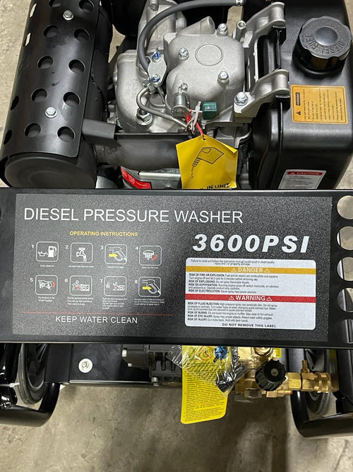 Aiko 10HP, 250BAR 188FA Diesel Engine High Pressure Washer Come with 10m Pressure Hose &amp; Gun | Model : HPW-3WZ-3600DF