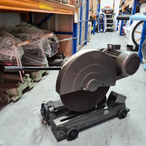 Aiko 16" 4HP 3Phase Belt Cutting Machine | Type : With Motor , No Motor | Model : J3G-400HG