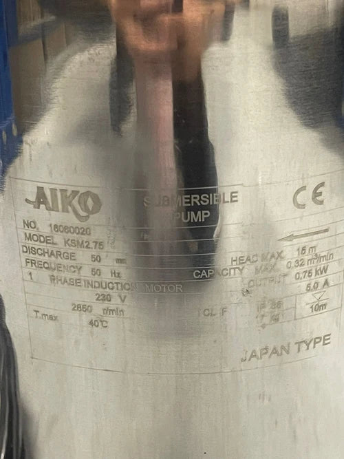 Aiko 2" 1HP 0.75KW 230V Submersible water Pump | Model : WP-KSM2.75