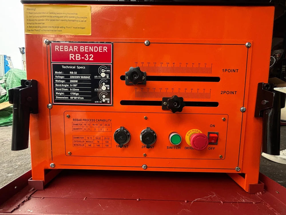 Aiko 220V ,32mm Rebar Bender (Mini Table Type) | Model : RBB-RB32