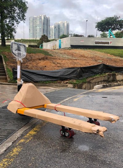 Aiko 3Ton 540mx1150mm Pallet Truck Double Pu Wheel- Long | Model : PT-W3P-540-2