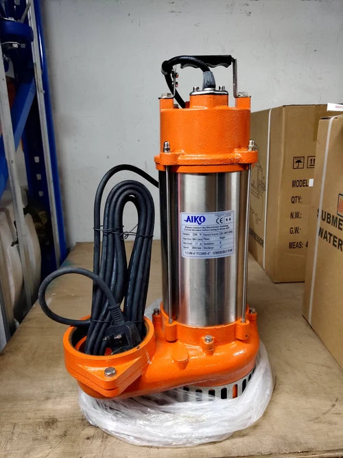 Aiko V2200-4 Sewage Pump (Mesh) 4" 2200W | Model: WP-V2200-4
