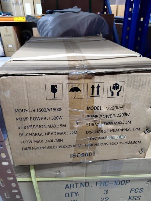Aiko V2200-4 Sewage Pump (Mesh) 4" 2200W | Model: WP-V2200-4