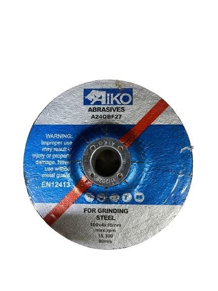 Aiko 4" 4mm Grinding Steel Disc (Blue)
