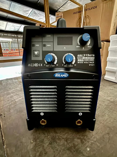 Riland ARC315GTS (1P/220V,380V) Welder W/3M Welding Cable & 3M Ground Cable
