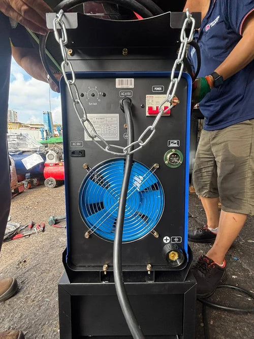 Aiko Mig500Tt Welder (10M Wire Conect) C/W4M Qtb500 Torch + 3M 50Mm2 Welding & Earth Cable