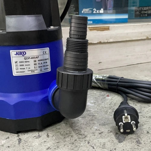 Aiko Submersible Pump (Without Float or Auto/ with float) 1.5" 0.5/1 Hp | Model : WP-QDP