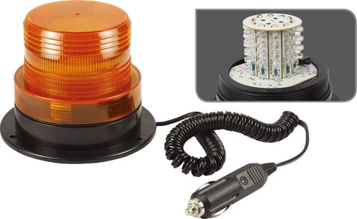 AIKO Yellow LED Warning Light (Revolving Lamp) with Car Plug | Model : RL-7713