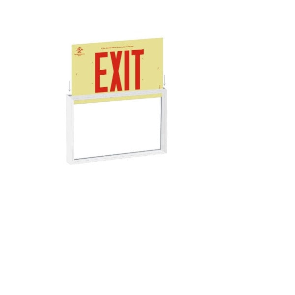 EverLux Self Luminous Exit Sign UL924(SCDF) Approved x5Pcs-EXIT/Emergency-DELIGHT OptoElectronics Pte. Ltd