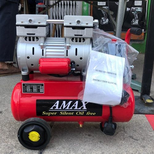 Amax Silent Oil-Less Air Compressor | 1.5HP & 2.5HP | 10L & 24L
