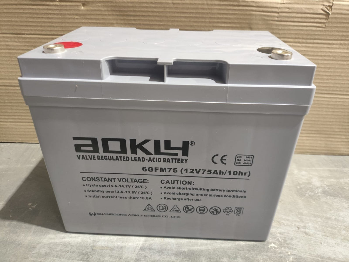 AOKLY 6GFM75G 75Ah Battery