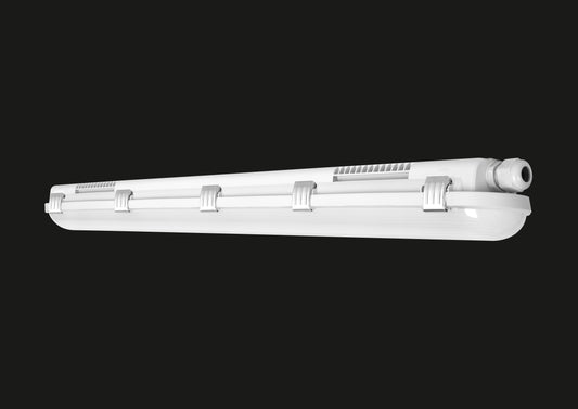 Ledvance Damp Proof 4Ft Fixture With 2x17.5 6500K T8 Tube and Sensor