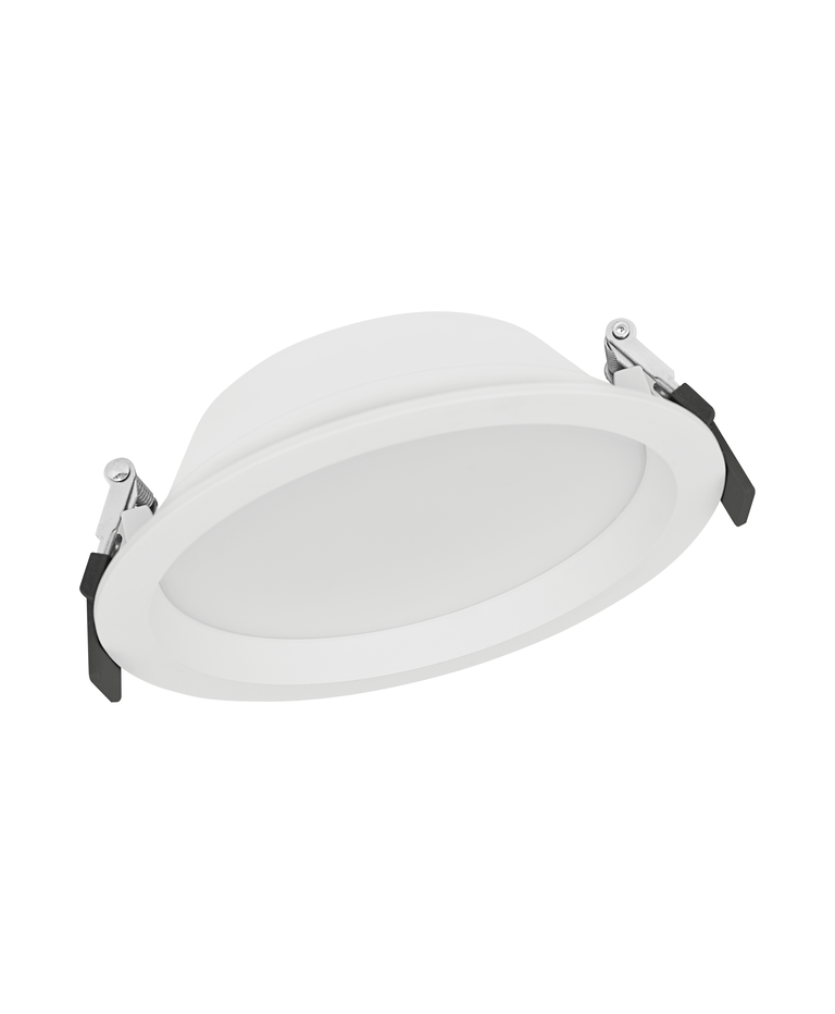 Ledvance ALU DLM R80 DF TRI8 – 20-30w @500-700mA LED round recessed mounted UGR24 Opal diffuser downlight fitting