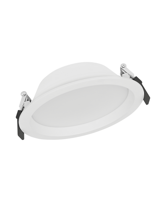 Ledvance ALU DLM R80 DF TRI8 – 20-30w @500-700mA LED round recessed mounted UGR24 Opal diffuser downlight fitting