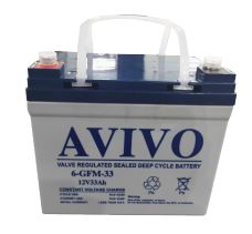 Avivo 12V 33Ah Valve Regulated Deep Cycle Battery