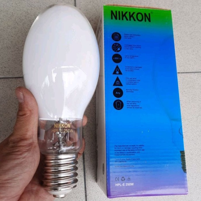 Nikkon HPMV High Pressure Mercury Vapor Lamp 250W 4200K