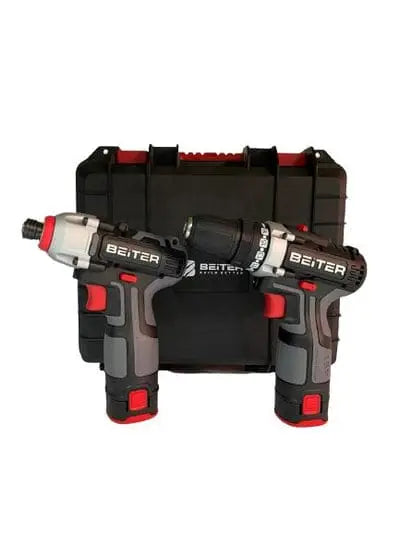 Beiter 16V Cordless Impact Driver Combo Kit + Cordless Drill W/2.0Ah | Model : BT420-BTKIT01