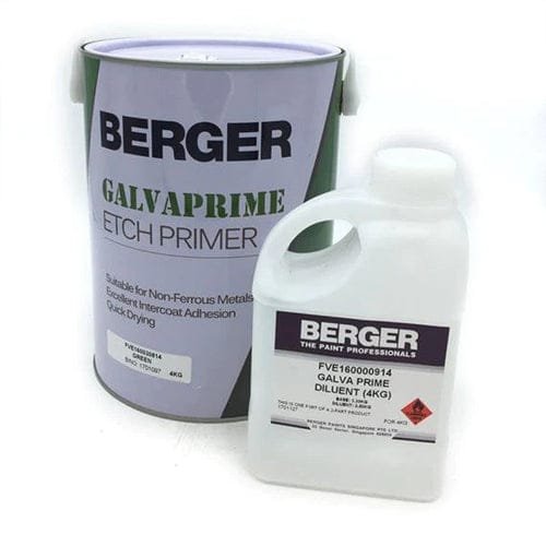 Berger Galvaprime Etch Primer Green 4kg