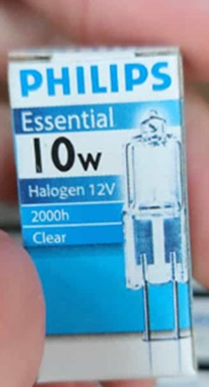 Philips G4 12V 10w Halogen capsule bulb