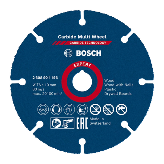 BOSCH EXPERT Carbide Multi Wheel Cutting Disc