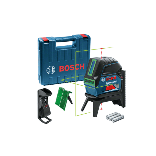 Bosch GCL2-15G Self-Leveller Cross Line Green Laser 10-15M