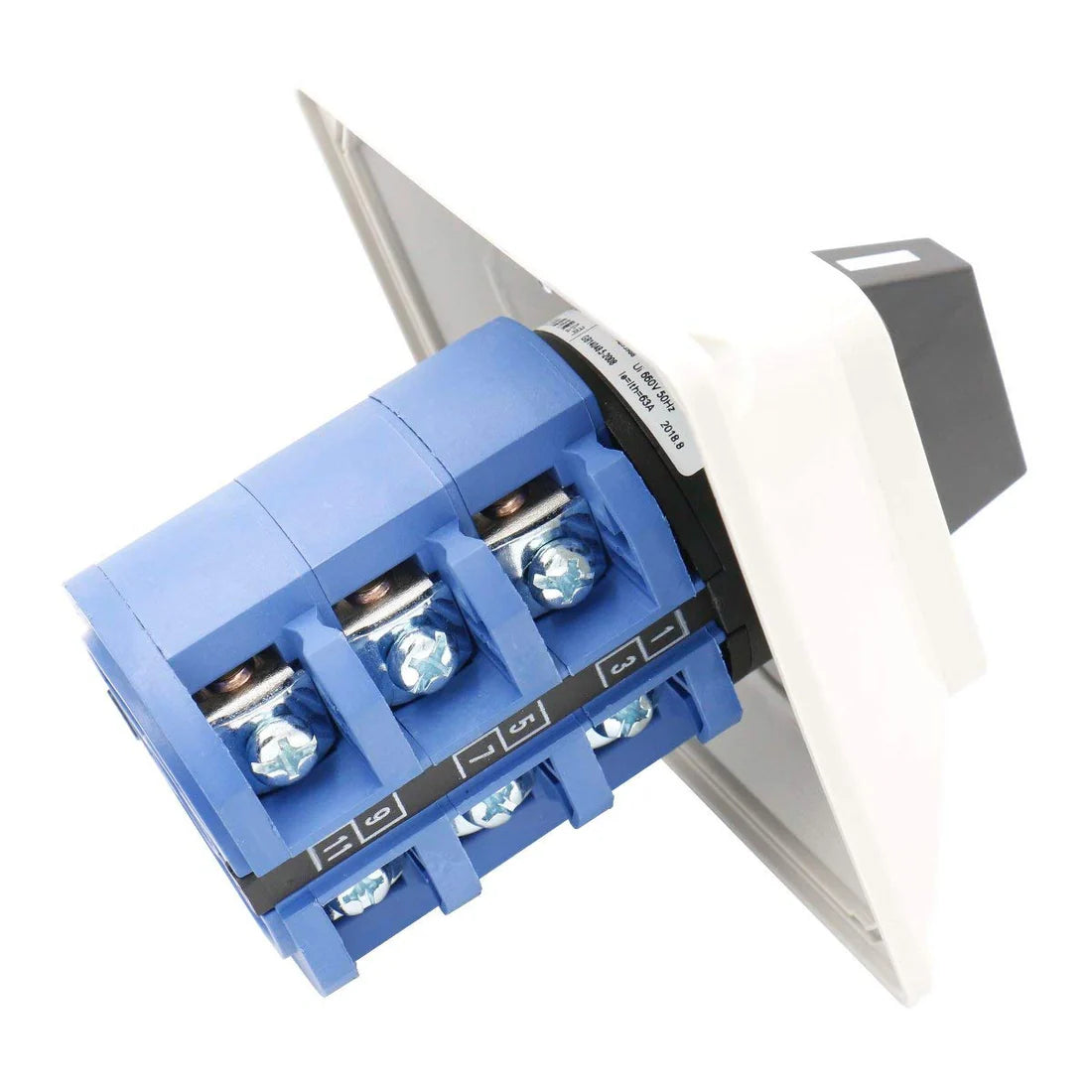 Baomain Universal Rotary Changeover Switch SZW26-63/D303.3D with Master Switch Exterior Box LW28-63/4 660V 63A 3 Position 3 Phase