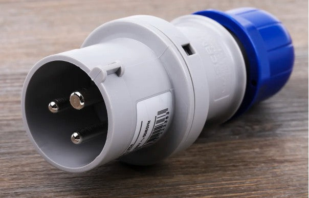 Scame IP44 Blue Cable Mount 2P + E Industrial Power Plug, Rated At 16A, 230 Vx 6Pcs