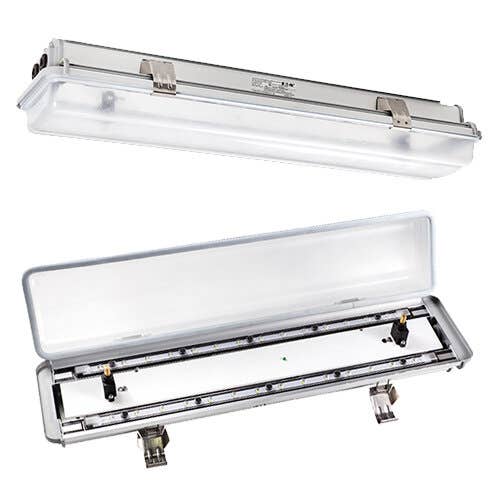 Eaton HLL LED Hazardous Area Linear Light Fixtures LED,FTG,1END,2X28W,4FT
