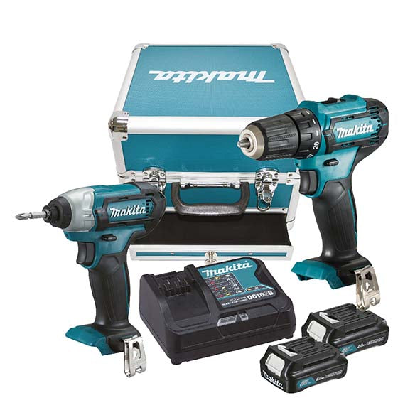 Makita 12V 2X2.0Ah LI-ION Combo Kit, CLX224SAX1(DF333DZ+TD110DZ) CLX224SAX1