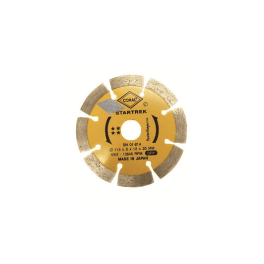 "CORAL" Diamond Blade For Dry Cutting, Japan