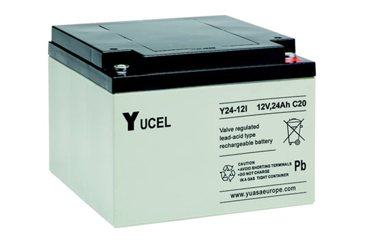 Yuasa 12V Insert M5 Sealed Lead Acid Battery, 24Ah