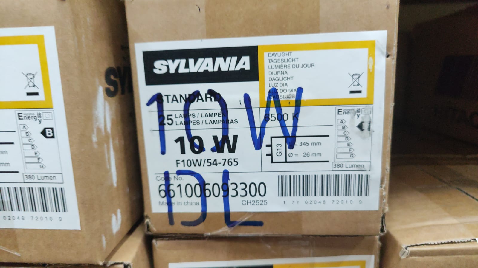 Sylvania T8 10w 765 1ft DL tube x10 Pcs