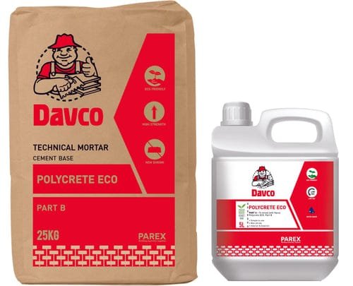Davco Polycrete Eco Part A + Part B (25kg + 5L) | Model : DAVCO-PE-30KG