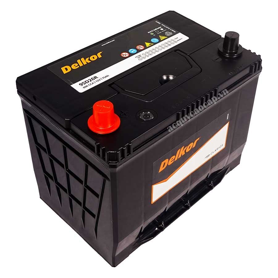 Delkor MF 100D26R/L - 12V75AH - 650 CCA Battery