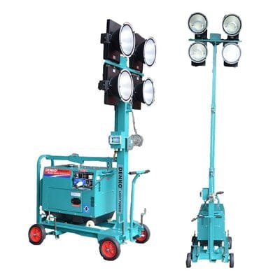 Denko 4x300W Tower Light Come With Denko Generator KDE6500T