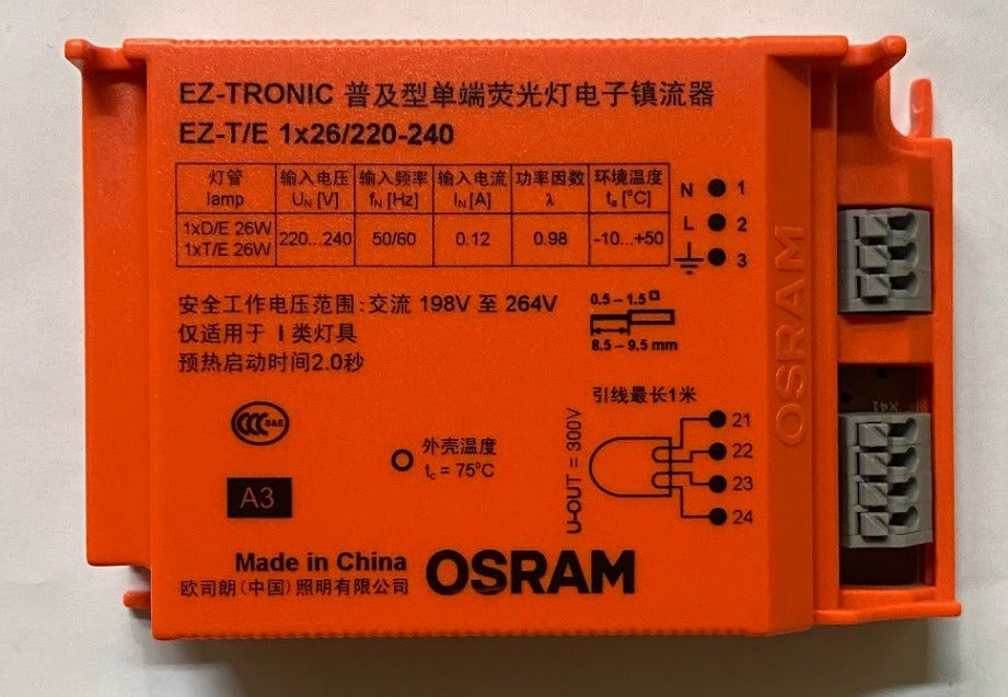 Osram EZ Tronic EZ-T/E 1x26/220-240V Power Supply